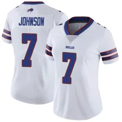 Taron Johnson Buffalo Bills Limited Women's Color Rush Vapor Untouchable Jersey (White)