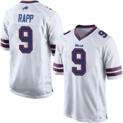 Taylor Rapp Buffalo Bills Game Men's Jersey (White)