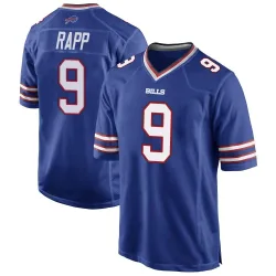 Taylor Rapp Buffalo Bills Game Men's Team Color Jersey (Royal Blue)