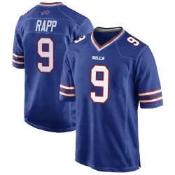 Taylor Rapp Buffalo Bills Game Youth Team Color Jersey (Royal Blue)