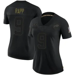 Taylor Rapp Buffalo Bills Limited Women's 2020 Salute To Service Jersey (Black)