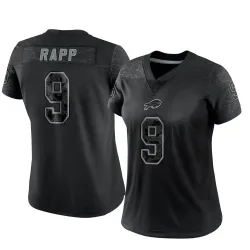 Taylor Rapp Buffalo Bills Limited Women's Reflective Jersey (Black)
