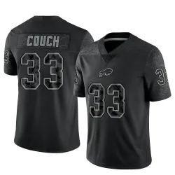 Te'Cory Couch Buffalo Bills Limited Men's Reflective Jersey (Black)