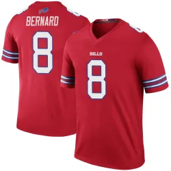 Terrel Bernard Buffalo Bills Legend Men's Color Rush Jersey (Red)