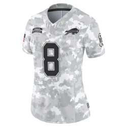 Terrel Bernard Buffalo Bills Limited Women's 2024 Salute to Service Jersey (Arctic Camo)