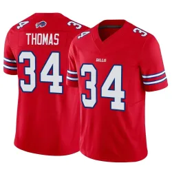 Thurman Thomas Buffalo Bills Limited Men's Vapor F.U.S.E. Jersey (Red)