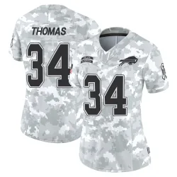 Thurman Thomas Buffalo Bills Limited Women's 2024 Salute to Service Jersey (Arctic Camo)