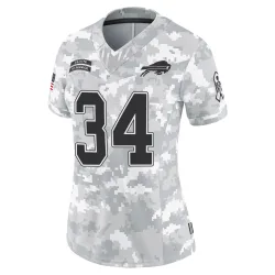Thurman Thomas Buffalo Bills Limited Women's 2024 Salute to Service Jersey (Arctic Camo)