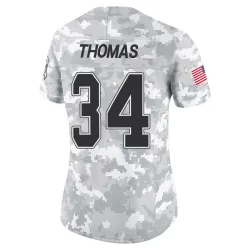 Thurman Thomas Buffalo Bills Limited Women's 2024 Salute to Service Jersey (Arctic Camo)
