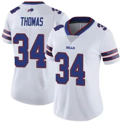 Thurman Thomas Buffalo Bills Limited Women's Color Rush Vapor Untouchable Jersey (White)