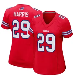 Tim Harris Buffalo Bills Game Women's Alternate Jersey (Red)