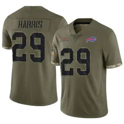 Tim Harris Buffalo Bills Limited Men's 2022 Salute To Service Jersey (Olive)