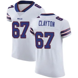 Travis Clayton Buffalo Bills Elite Men's Vapor Untouchable Jersey (White)