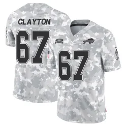 Travis Clayton Buffalo Bills Limited Men's 2024 Salute to Service Jersey (Arctic Camo)