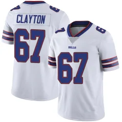 Travis Clayton Buffalo Bills Limited Men's Color Rush Vapor Untouchable Jersey (White)