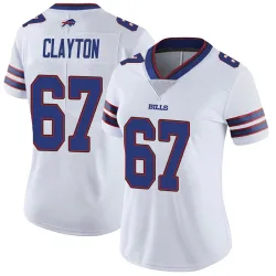 Travis Clayton Buffalo Bills Limited Women's Color Rush Vapor Untouchable Jersey (White)