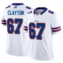 Travis Clayton Buffalo Bills Limited Youth Vapor F.U.S.E. Jersey (White)
