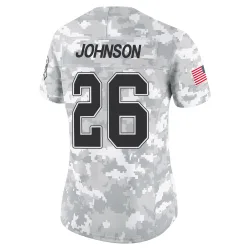 Ty Johnson Buffalo Bills Limited Women's 2024 Salute to Service Jersey (Arctic Camo)