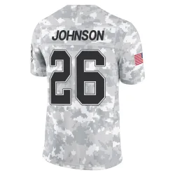Ty Johnson Buffalo Bills Limited Youth 2024 Salute to Service Jersey (Arctic Camo)