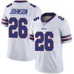 Ty Johnson Buffalo Bills Limited Youth Color Rush Vapor Untouchable Jersey (White)