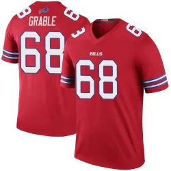 Tylan Grable Buffalo Bills Legend Men's Color Rush Jersey (Red)