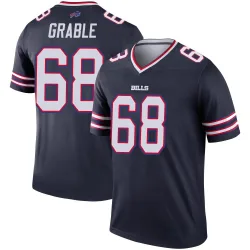 Tylan Grable Buffalo Bills Legend Men's Inverted Jersey (Navy)