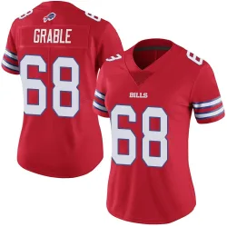 Tylan Grable Buffalo Bills Limited Women's Color Rush Vapor Untouchable Jersey (Red)