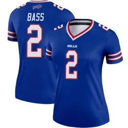Tyler Bass Buffalo Bills Legend Women's Jersey (Royal)