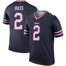 Tyler Bass Buffalo Bills Legend Youth Inverted Jersey (Navy)