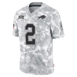 Tyler Bass Buffalo Bills Limited Men's 2024 Salute to Service Jersey (Arctic Camo)
