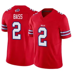 Tyler Bass Buffalo Bills Limited Men's Vapor F.U.S.E. Jersey (Red)