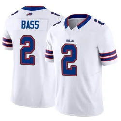 Tyler Bass Buffalo Bills Limited Men's Vapor F.U.S.E. Jersey (White)
