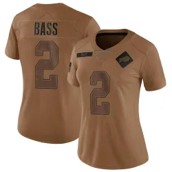 Tyler Bass Buffalo Bills Limited Women's 2023 Salute To Service Jersey (Brown)