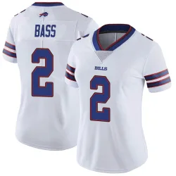 Tyler Bass Buffalo Bills Limited Women's Color Rush Vapor Untouchable Jersey (White)