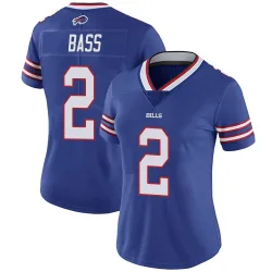 Tyler Bass Buffalo Bills Limited Women's Team Color Vapor Untouchable Jersey (Royal)