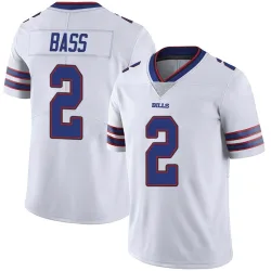 Tyler Bass Buffalo Bills Limited Youth Color Rush Vapor Untouchable Jersey (White)