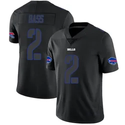 Tyler Bass Buffalo Bills Limited Youth Jersey (Black Impact)