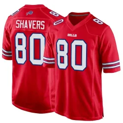 Tyrell Shavers Buffalo Bills Game Youth Alternate Jersey (Red)