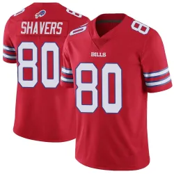 Tyrell Shavers Buffalo Bills Limited Men's Color Rush Vapor Untouchable Jersey (Red)