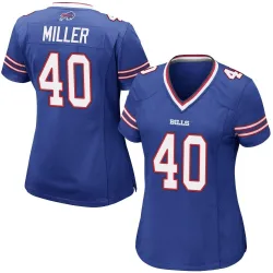 Von Miller Buffalo Bills Game Women's Team Color Jersey (Royal Blue)