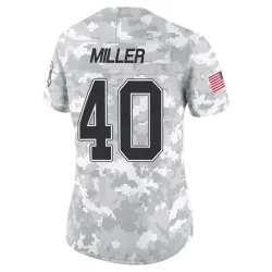 Von Miller Buffalo Bills Limited Women's 2024 Salute to Service Jersey (Arctic Camo)