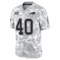 Von Miller Buffalo Bills Limited Youth 2024 Salute to Service Jersey (Arctic Camo)