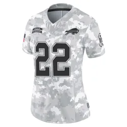 Vontae Davis Buffalo Bills Limited Women's 2024 Salute to Service Jersey (Arctic Camo)