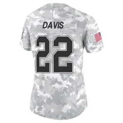 Vontae Davis Buffalo Bills Limited Women's 2024 Salute to Service Jersey (Arctic Camo)