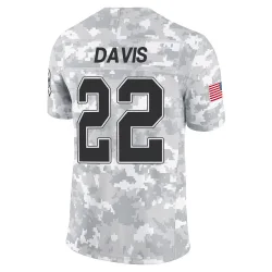 Vontae Davis Buffalo Bills Limited Youth 2024 Salute to Service Jersey (Arctic Camo)