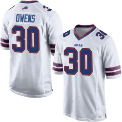 Wande Owens Buffalo Bills Game Youth Jersey (White)