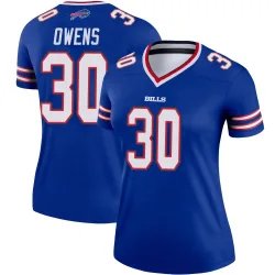 Wande Owens Buffalo Bills Legend Women's Jersey (Royal)