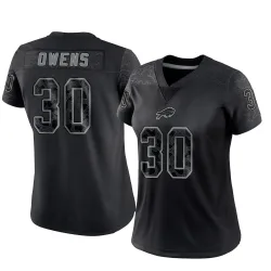 Wande Owens Buffalo Bills Limited Women's Reflective Jersey (Black)