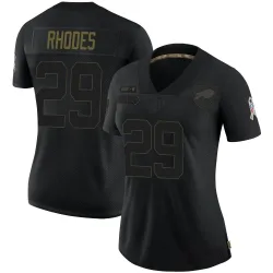 Xavier Rhodes Buffalo Bills Limited Women's 2020 Salute To Service Jersey (Black)