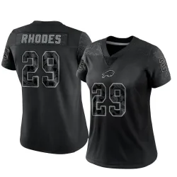 Xavier Rhodes Buffalo Bills Limited Women's Reflective Jersey (Black)
